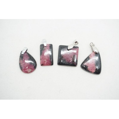 Pendentif Rhodonite argentine