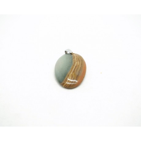 Pendentif Jaspe Polychrome