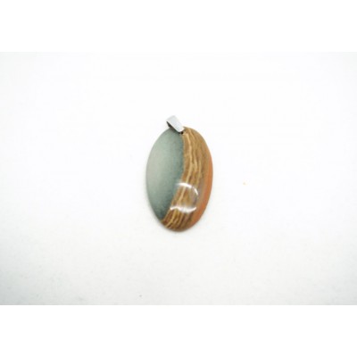 Pendentif Jaspe Polychrome