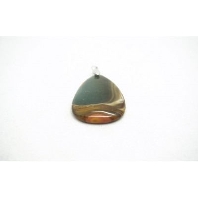 Pendentif Jaspe Polychrome