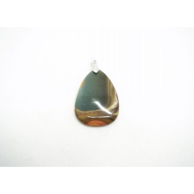 Pendentif Jaspe Polychrome