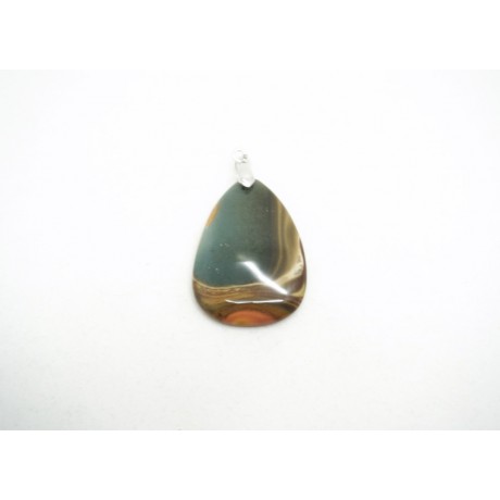 Pendentif Jaspe Polychrome