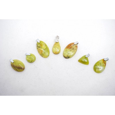 Pendentif Opale Verte