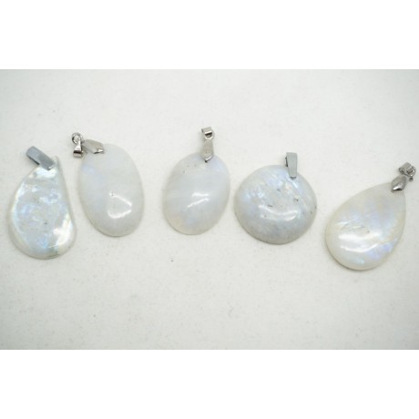 Pendentif Labradorite Blanche