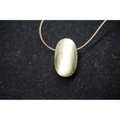 Pendentif percé obsidienne...