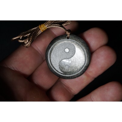 Pendentif Yin Yang Obsidienne