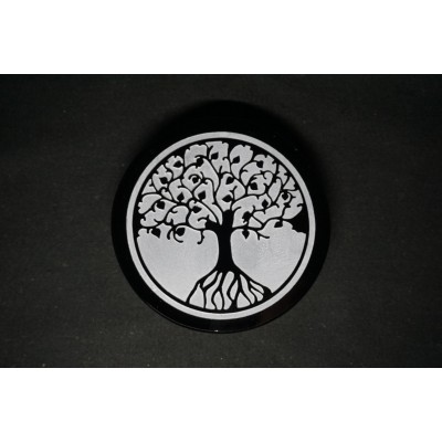 Arbre de vie Miroir obsidienne
