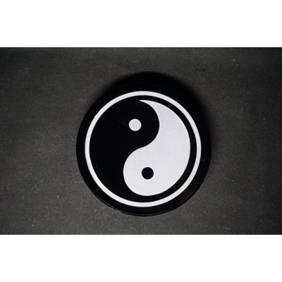Yin Yang Miroir obsidienne