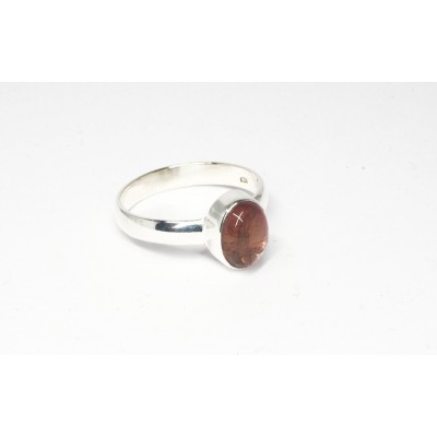 Bague Fixe Tourmaline serti en argent 925