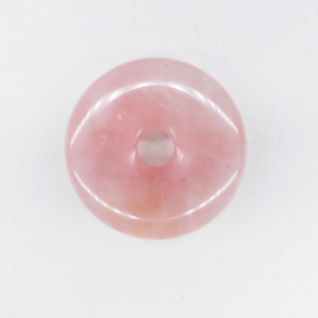 Pendentif donut Quartz Rose