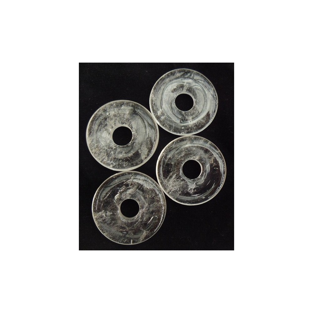 Pendentif donut cristal de quartz