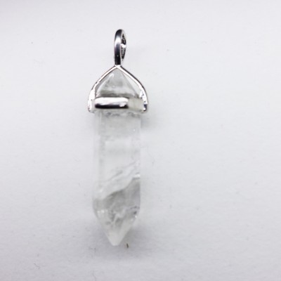 Pendentif pointe cristal de quartz