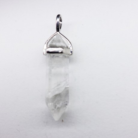 Pendentif pointe cristal de quartz