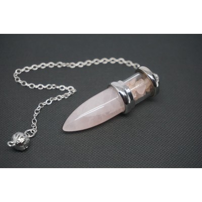 Pendule Ésotérique Quartz rose