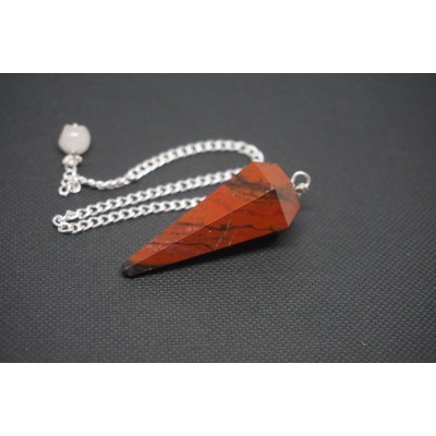 Pendule Facette Japse Rouge