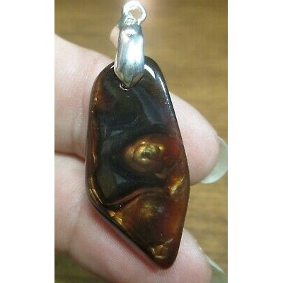 Pendentif Agate De Feu