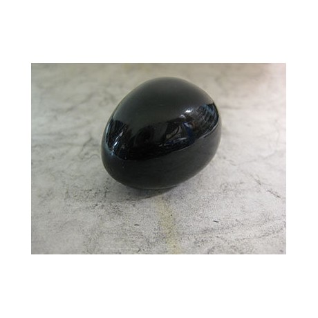 Pierre roulée obsidienne Noire