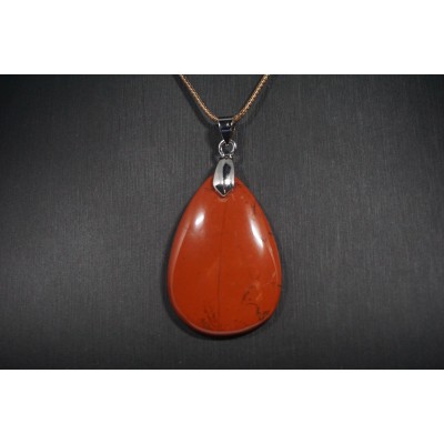 Pendentif Jaspe Rouge