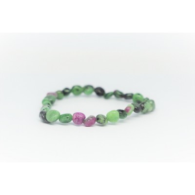 Bracelet Ruby sur zoisite...