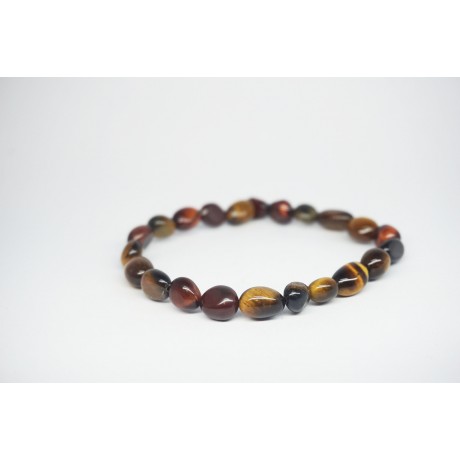 Bracelet 3 oeil petit galet