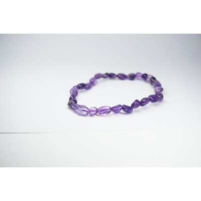 Bracelet Améthyste petit galet