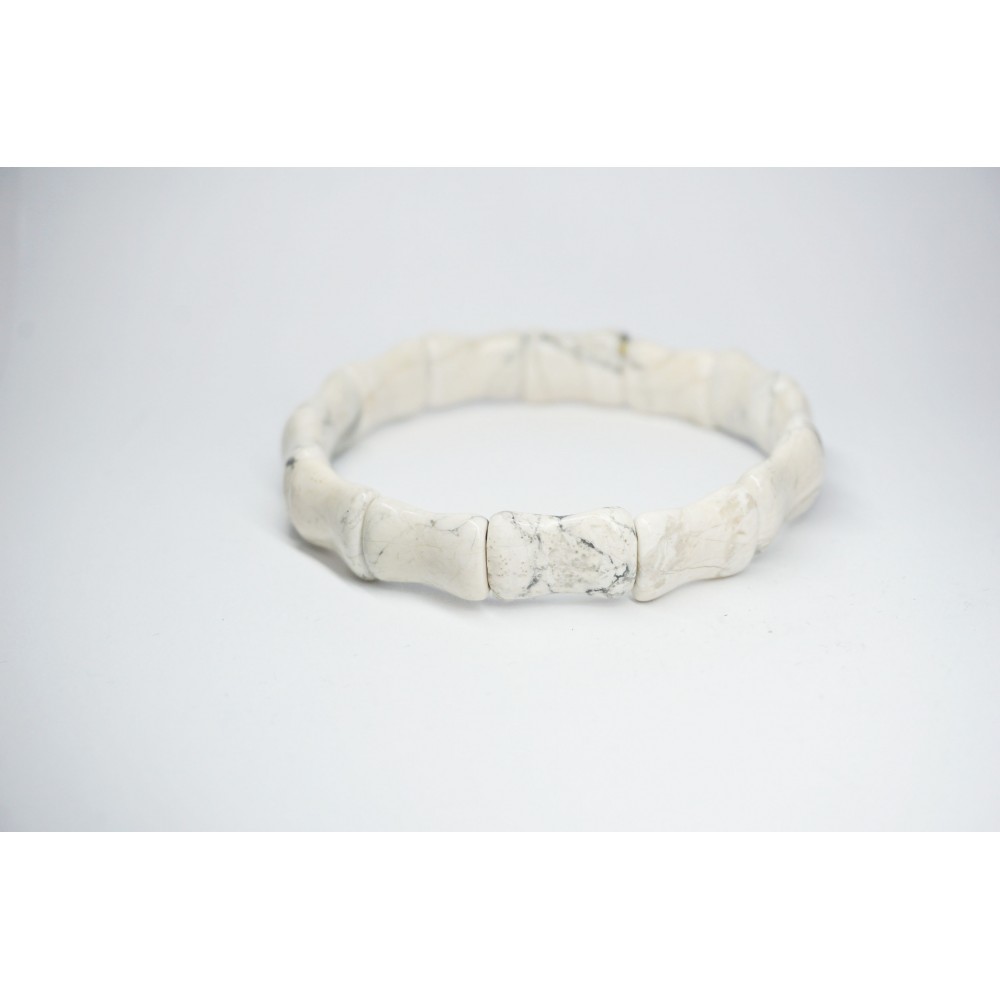 Bracelet Howlite Bambou