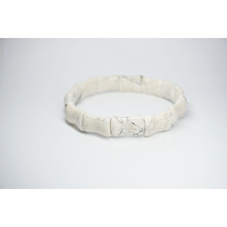 Bracelet Howlite Bambou