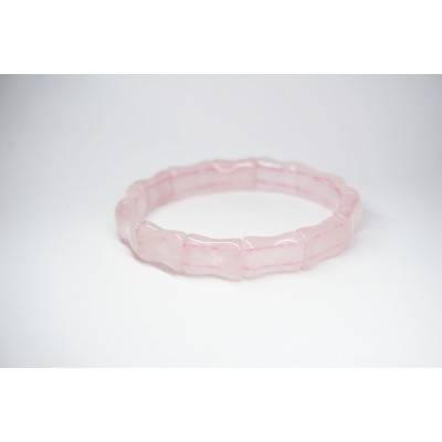 Bracelet Quartz rose Bambou