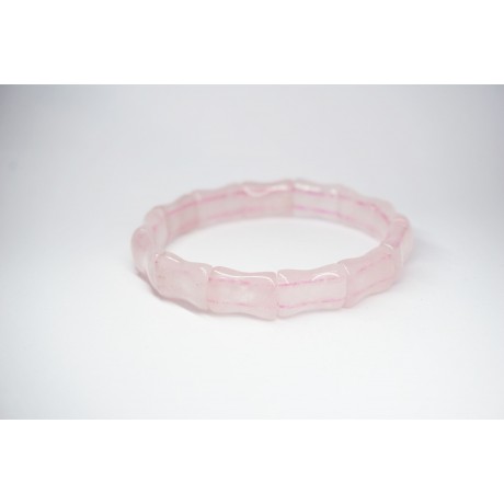 Bracelet Quartz rose Bambou