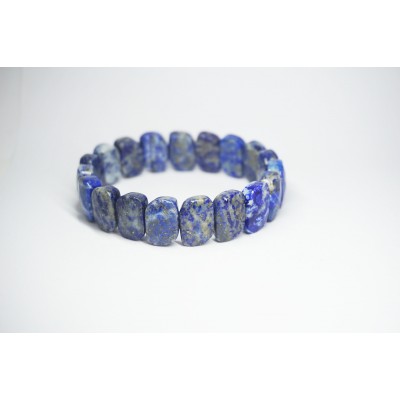 Bracelet Lapis lazuli S avec Facettes