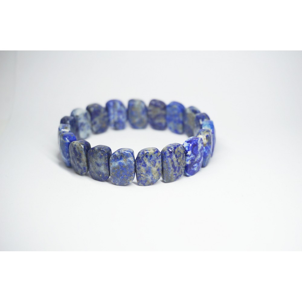 Bracelet Lapis lazuli S avec Facettes