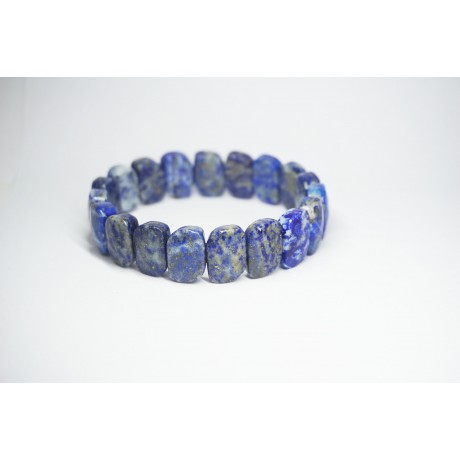 Bracelet Lapis lazuli S avec Facettes