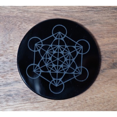Métatron Miroir obsidienne