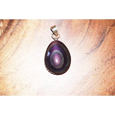 Pendentif obsidienne oeil...