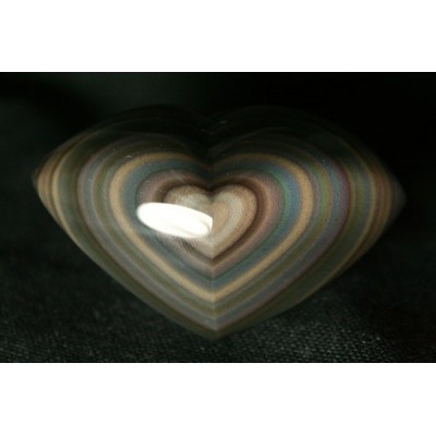 Coeur oeil céleste obsidienne
