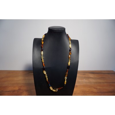 Collier adulte Ambre Trois couleurs