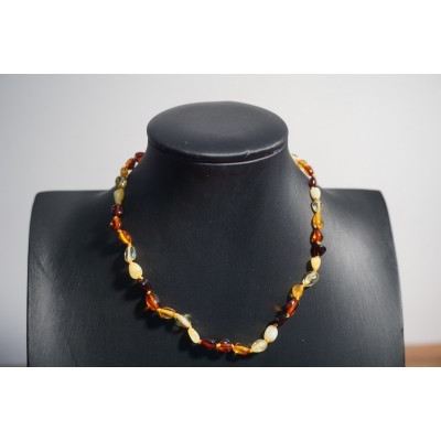 Collier Bébé Ambre Trois couleurs