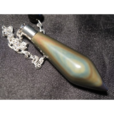 Pendule Long obsidienne oeil céleste