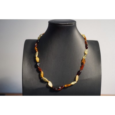 Collier adulte Ambre Trois Couleurs