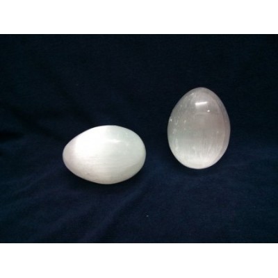 Œuf en Sélénite 4-5 cm (Lot de 5pce)