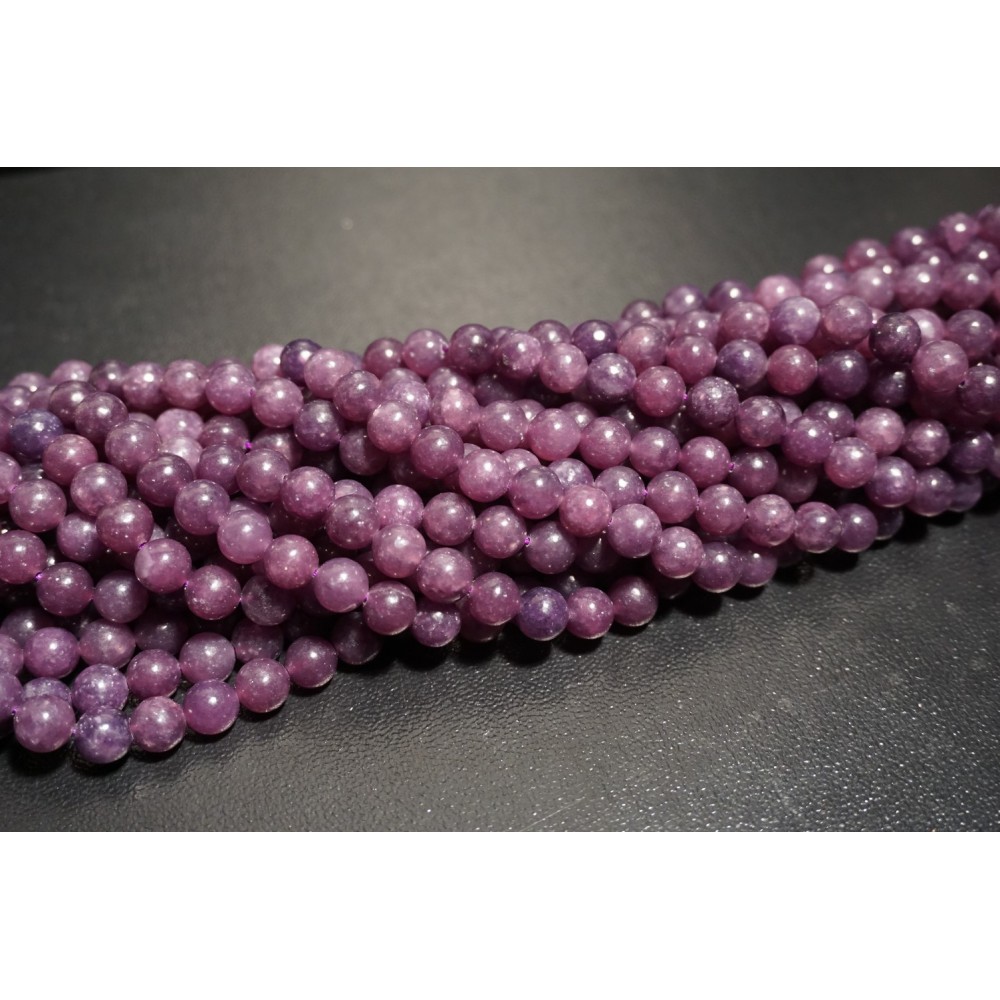 Fils de Lepidolite - Mexico Obsidienne