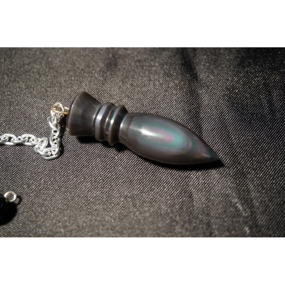 Pendule Egyptien obsidienne oeil céleste