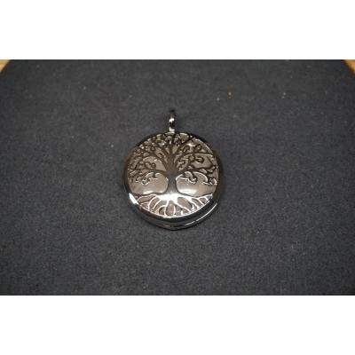 Pendentif Arbre de vie en Métal Pierres au choix