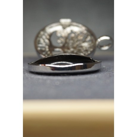 Pendentif Arbre de vie en Métal Pierres au choix