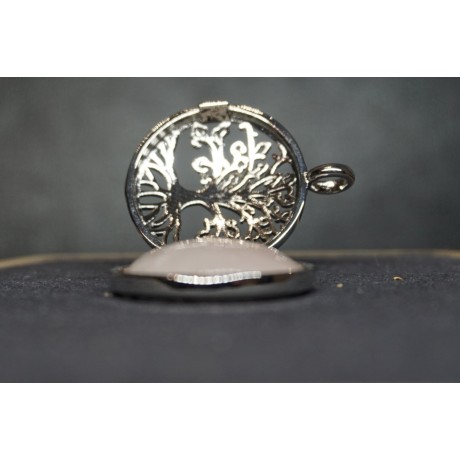 Pendentif Arbre de vie en Métal Pierres au choix