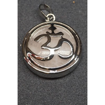 Pendentif Ohm en Métal Pierres au choix