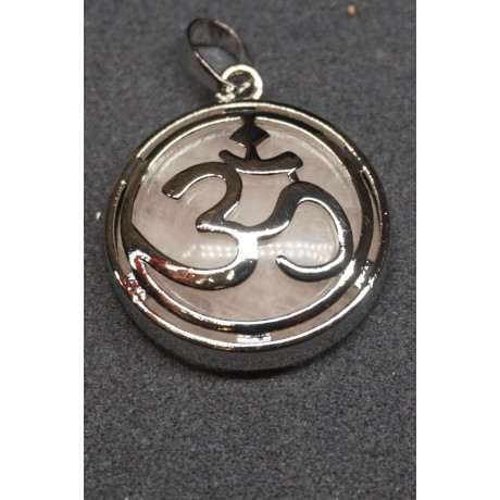 Pendentif Ohm en Métal Pierres au choix