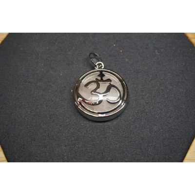 Pendentif Ohm en Métal Pierres au choix