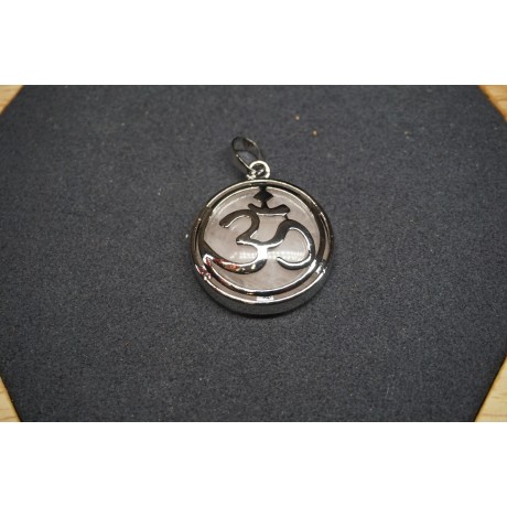Pendentif Ohm en Métal Pierres au choix