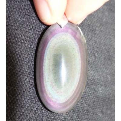 Pendentif obsidienne oeil...